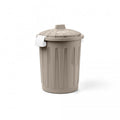 Bidone porta rifiuti da 8Lt in plastica rotondo con coperchio e maniglie – Blimwere