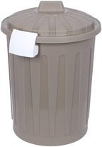 Bidone porta rifiuti da 8Lt in plastica rotondo con coperchio e maniglie – Blimwere