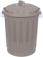Bidone porta rifiuti da 8Lt in plastica rotondo con coperchio e maniglie – Blimwere