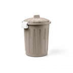 Bidone porta rifiuti da 8Lt in plastica rotondo con coperchio e maniglie – Blimwere