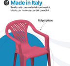 Sedia per bambini in plastica Baby Camelia