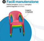 Sedia per bambini in plastica Baby Camelia