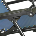 Sedia, sdraio automatica reclinabile struttura acciaio textilene zero gravity  – TOMAINO