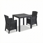 Tavolo e sedie da giardino in Rattan - Set Malibu 2