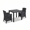 Tavolo e sedie da giardino in Rattan - Set Malibu 2