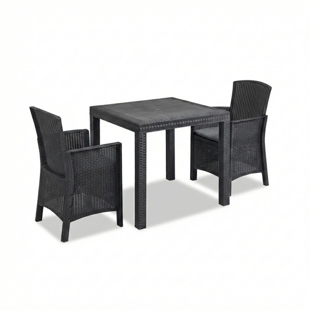 Tavolo e sedie da giardino in Rattan - Set Malibu 2