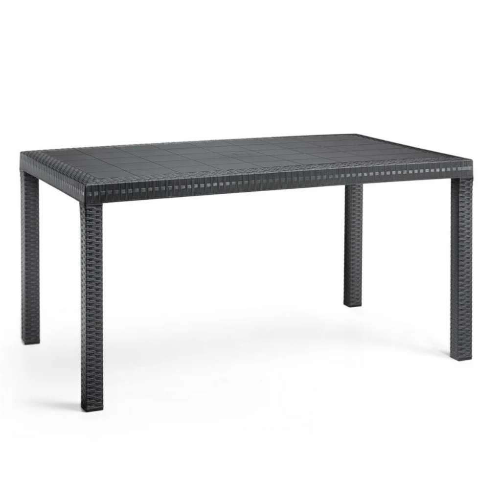 Tavolo e sedie da giardino in Rattan - Set Malibu 6