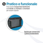 Tavolo e sedie da giardino in plastica - Set Miami 8