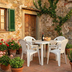 Sedie e tavolo da giardino in plastica - Set Sila
