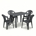 Sedie e tavolo da giardino in plastica - Set Sila