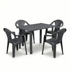 Sedie e tavolo da giardino in plastica - Set Sila