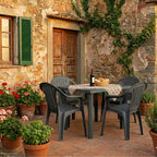 Sedie e tavolo da giardino in plastica - Set Sila