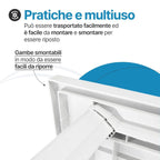 Sedie e tavolo da giardino in plastica - Set Sila