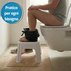 Sgabello Antiscivolo Bagno e Cucina in Plastica
