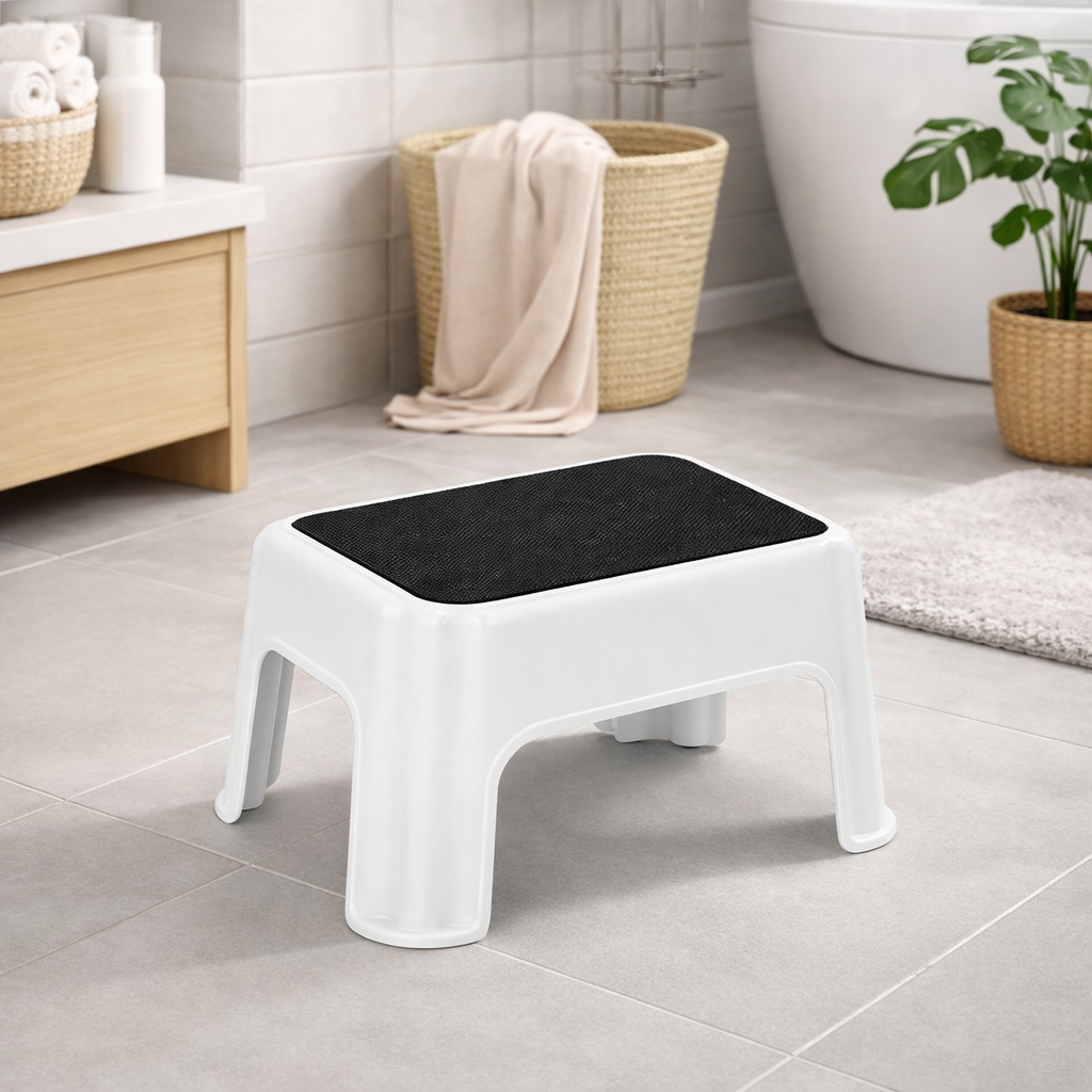 Sgabello Antiscivolo Bagno e Cucina in Plastica