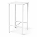 Tavolo Alto Iseo 70x70 in acciaio - Greenwood