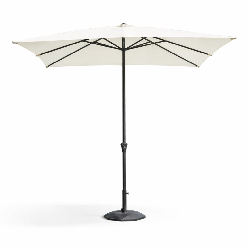 Ombrellone da giardino 3x3 palo centrale in acciaio - Montata 5069G
