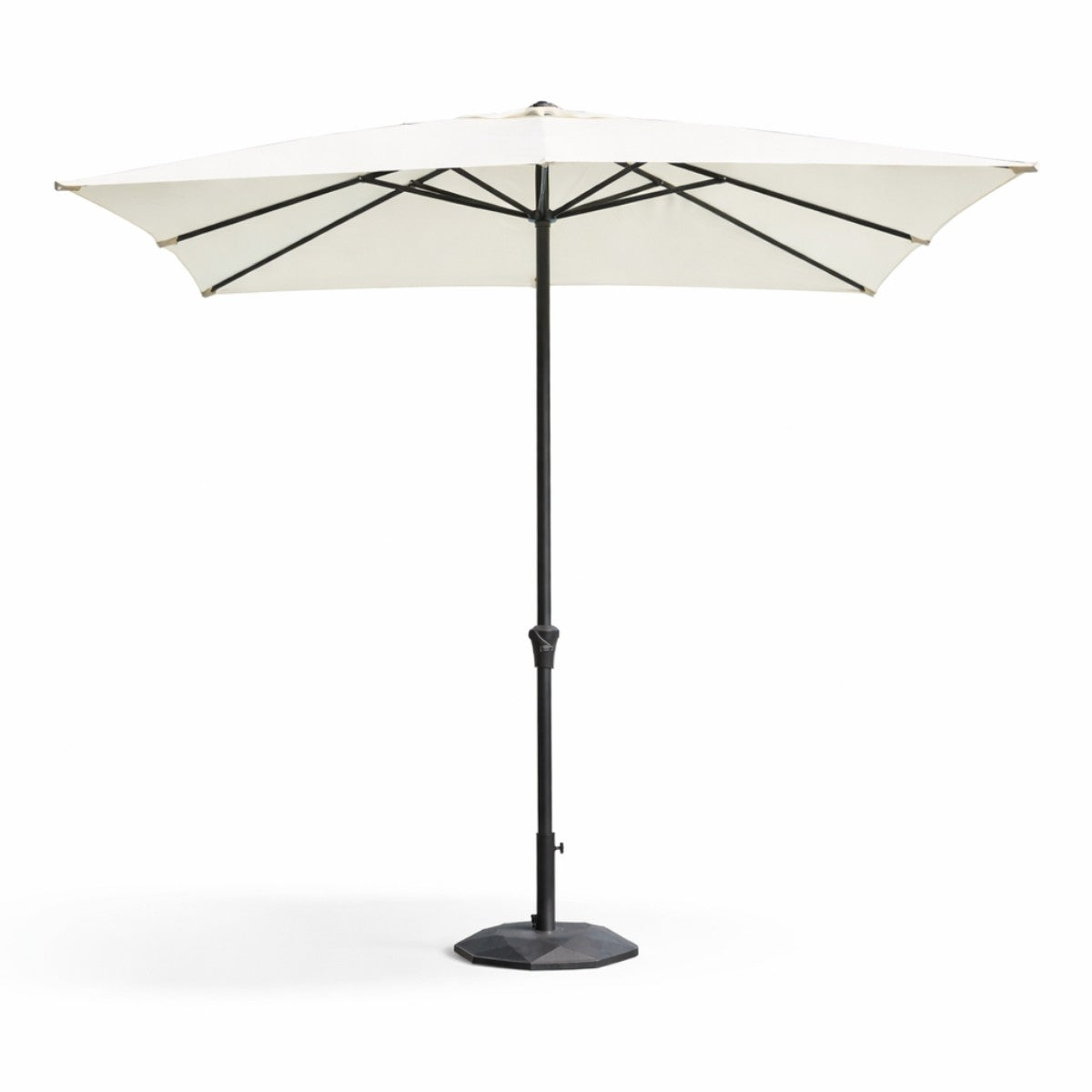 Ombrellone da giardino 3x3 palo centrale in acciaio - Montata 5069G