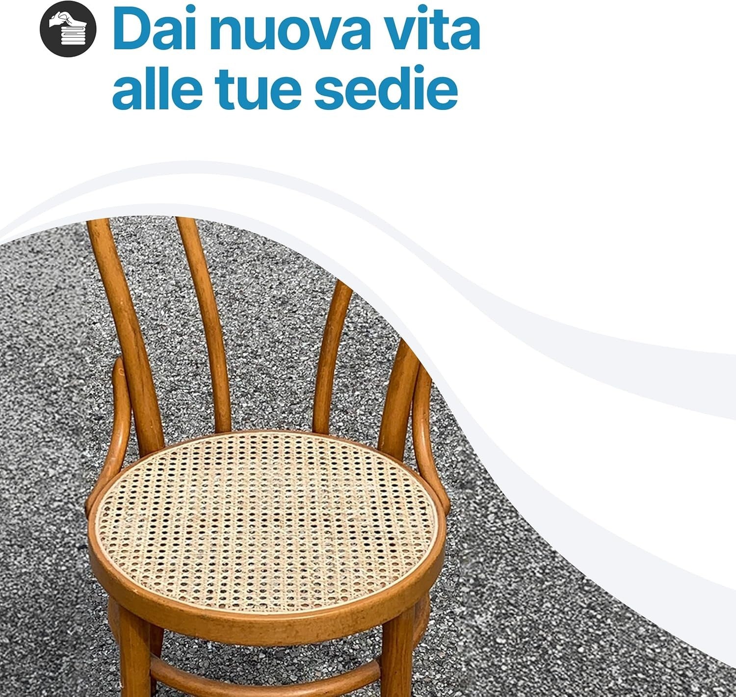 Sedile di ricambio per sedia Vienna rotondo