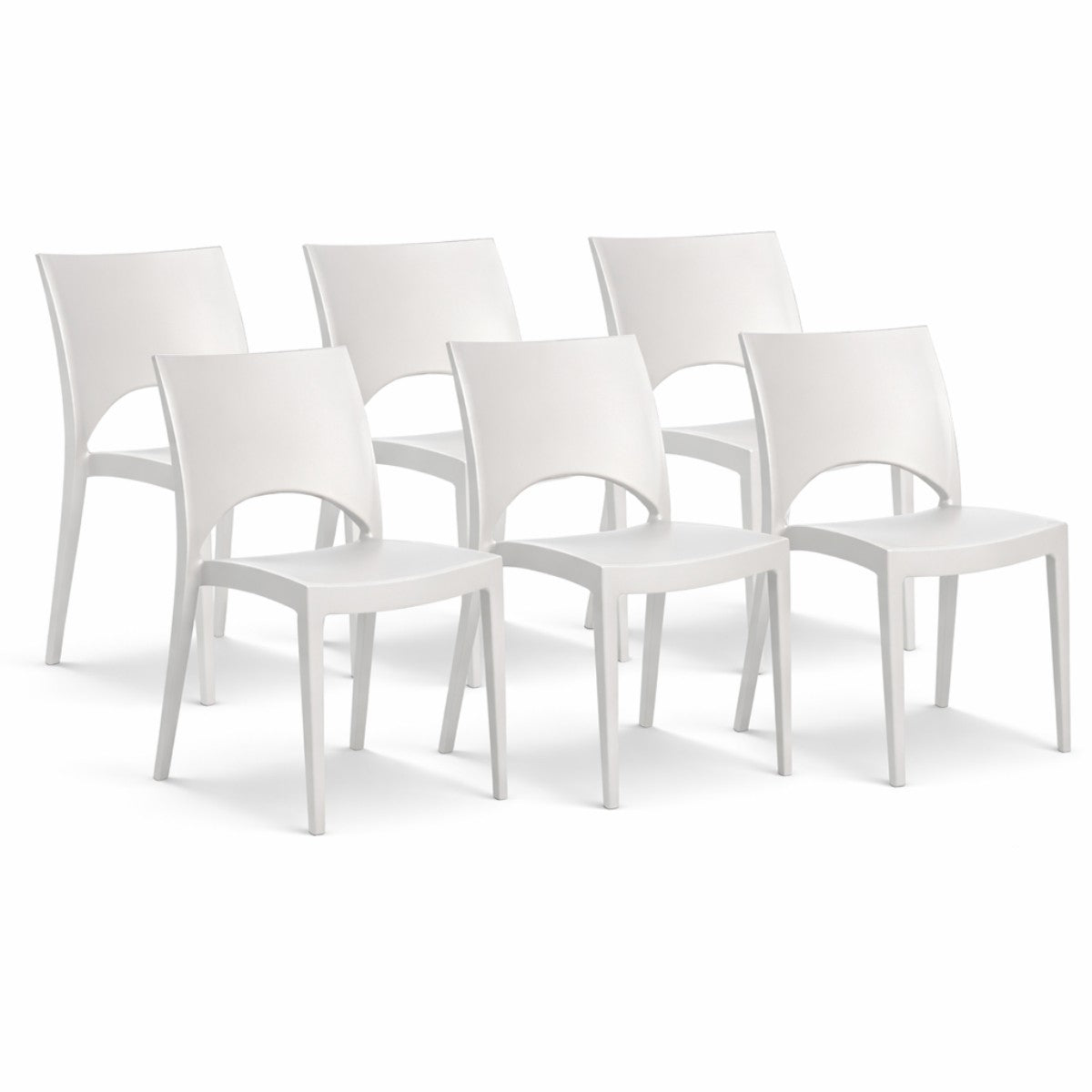 Sedia Paris per interno ed esterno in plastica
