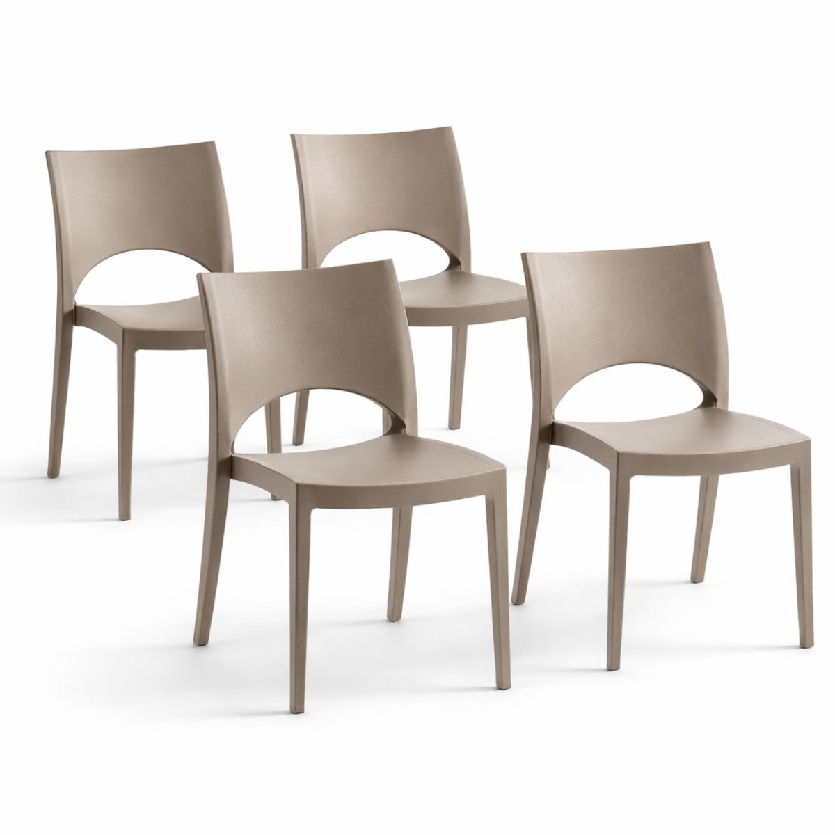 Sedia Paris per interno ed esterno in plastica