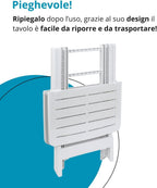 Tavolo in plastica pieghevole Tevere