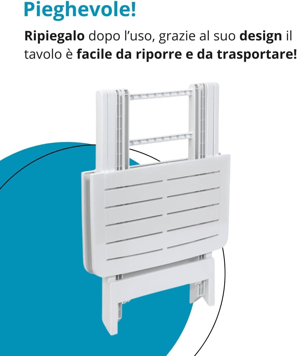 Tavolo in plastica pieghevole Tevere