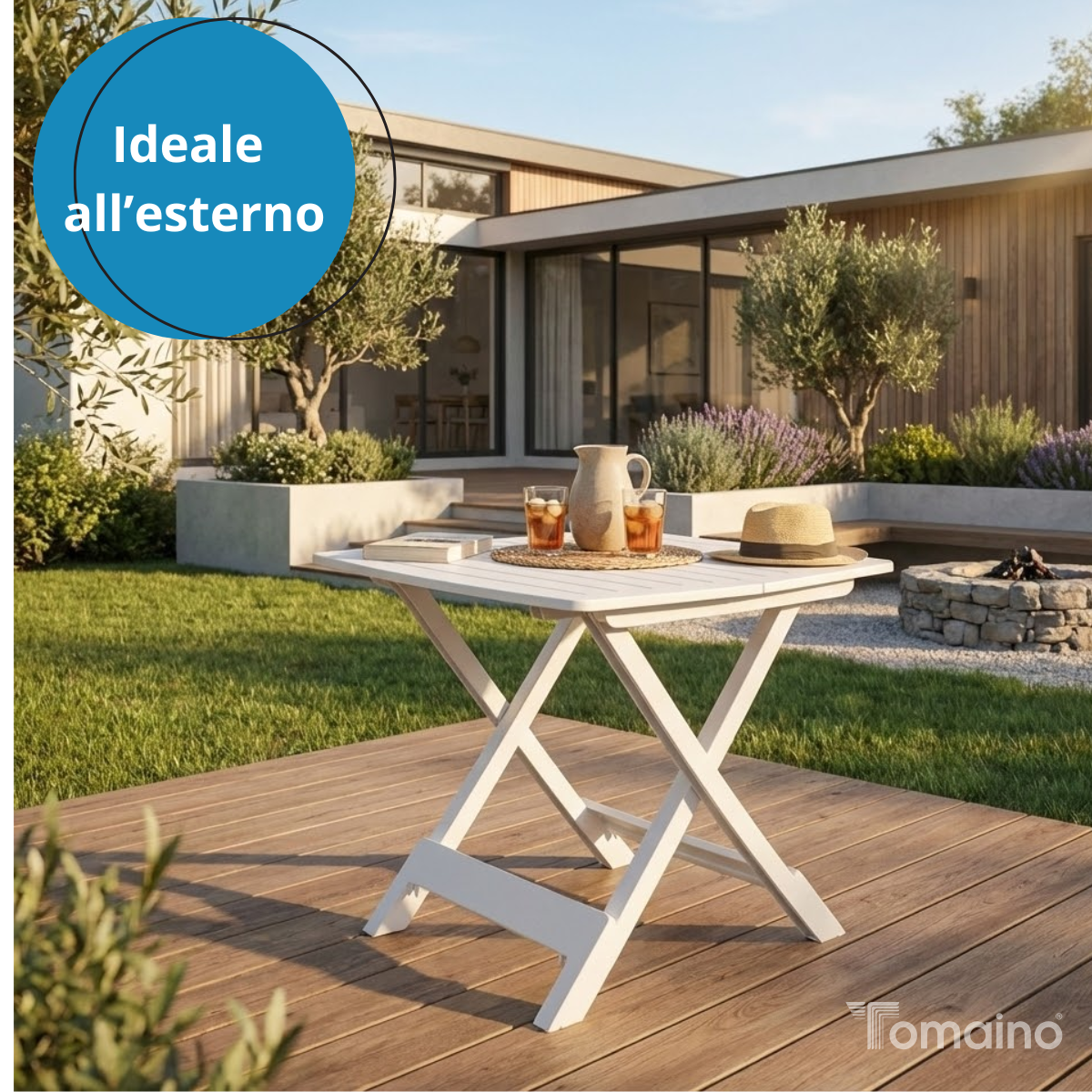 Tavolo in plastica pieghevole Tevere