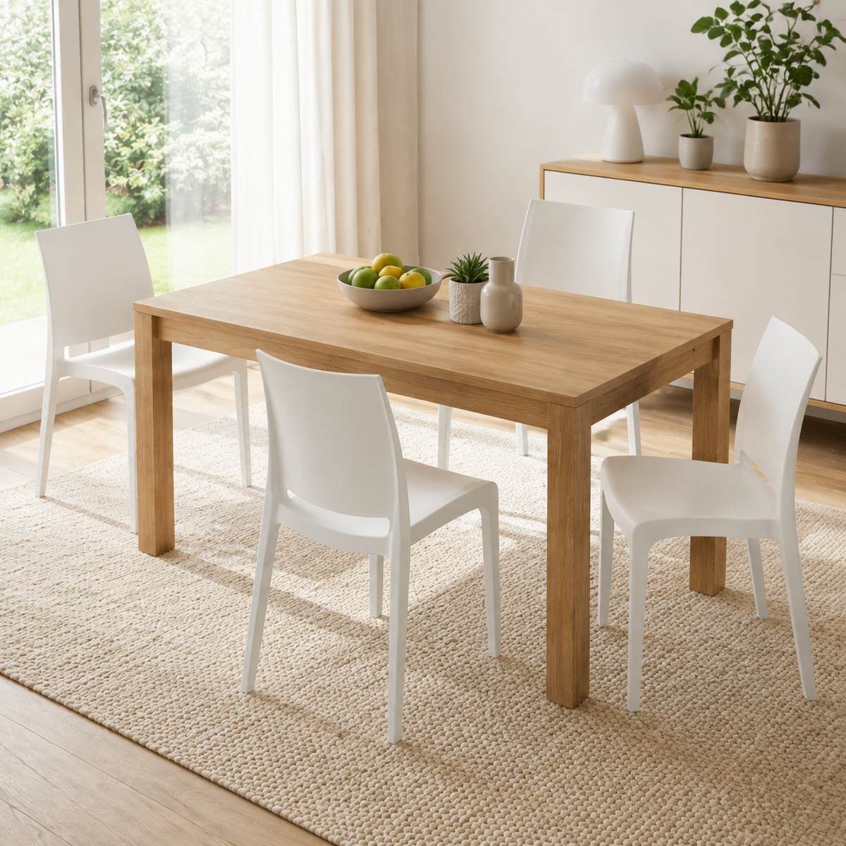 Chaise Volga pour intérieur et extérieur en plastique