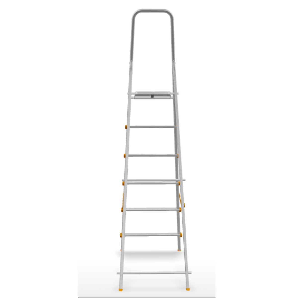 Scala in alluminio pieghevole 3 4 5 6 7 8 gradini