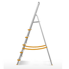Scala in alluminio pieghevole 3 4 5 6 7 8 gradini