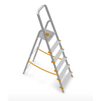 Scala in alluminio pieghevole 3 4 5 6 7 8 gradini