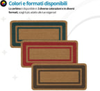 Zerbino ingresso in cocco naturale con fondo antiscivolo