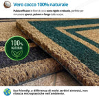 Zerbino ingresso in cocco naturale con fondo antiscivolo