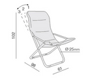 Sdraio da giardino canapone imbottita, Poltrona da casa, veranda cuscino imbottito – Floris – Tomaino