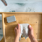 Asse da lavare in legno, lavatoio a mano per panni