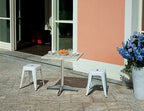 Basamento per piano tavolo bar - BA001 Alluminio