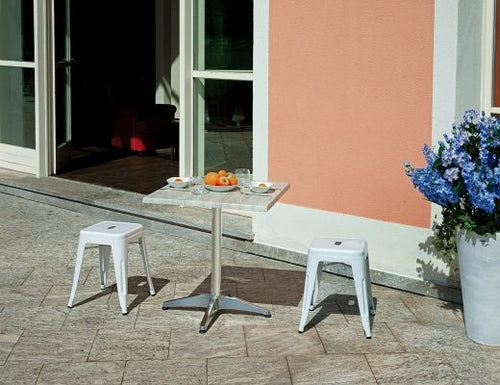 Basamento per piano tavolo bar - BA001 Alluminio