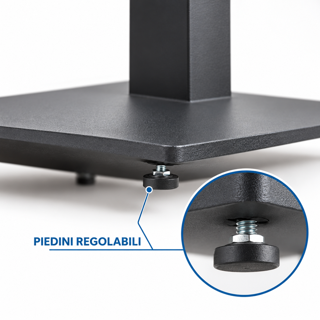 Piètement pour plateau de table de bar - BA005 acier