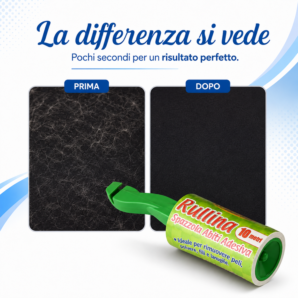 Rullo Adesivo Levapelucchi Rullina 10 m La Briantina