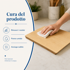 Spianatoia in Legno di Betulla FSC per Pasta Fresca – Made in Italy