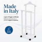 Indossatore Ambrogio con quattro ruote piroettanti
