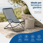 Sdraio basculante Swing per terrazzo giardino balcone e campeggio