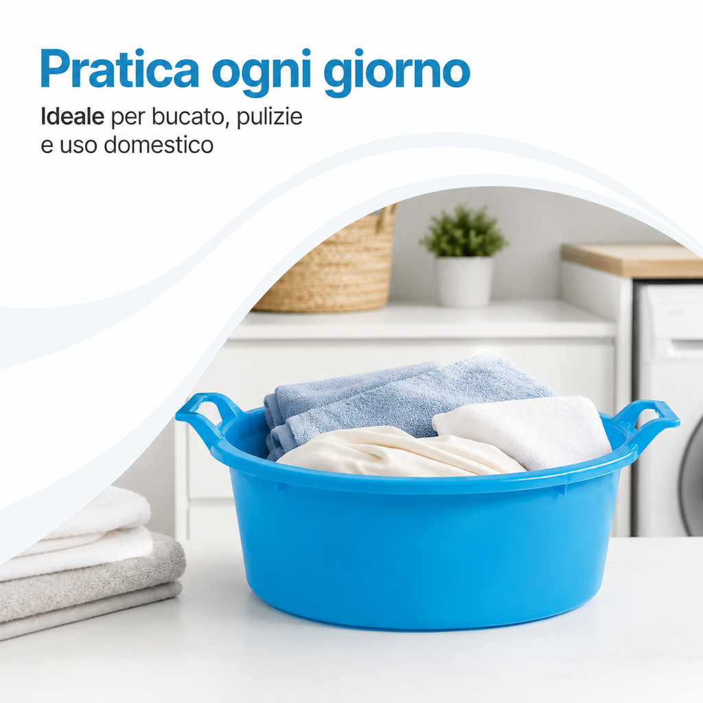 Rigid Plastic Oval Laundry Tub