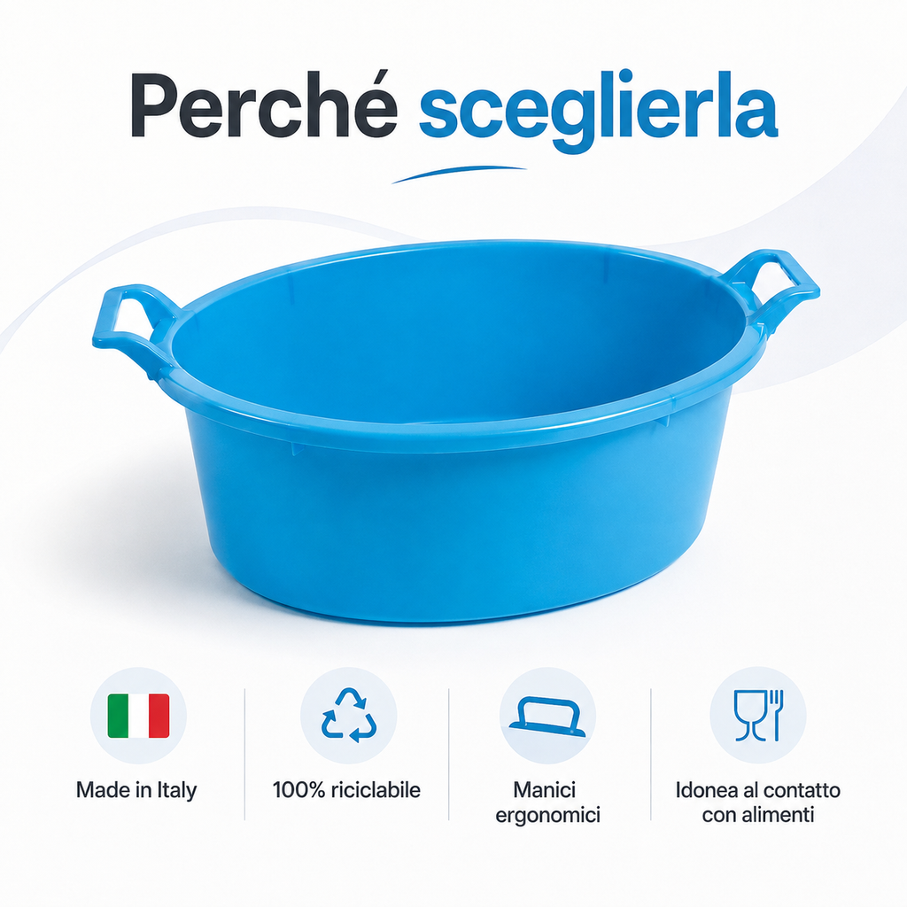 Rigid Plastic Oval Laundry Tub
