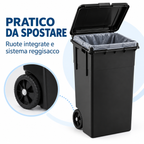 Bidone per esterno con porta sacco 