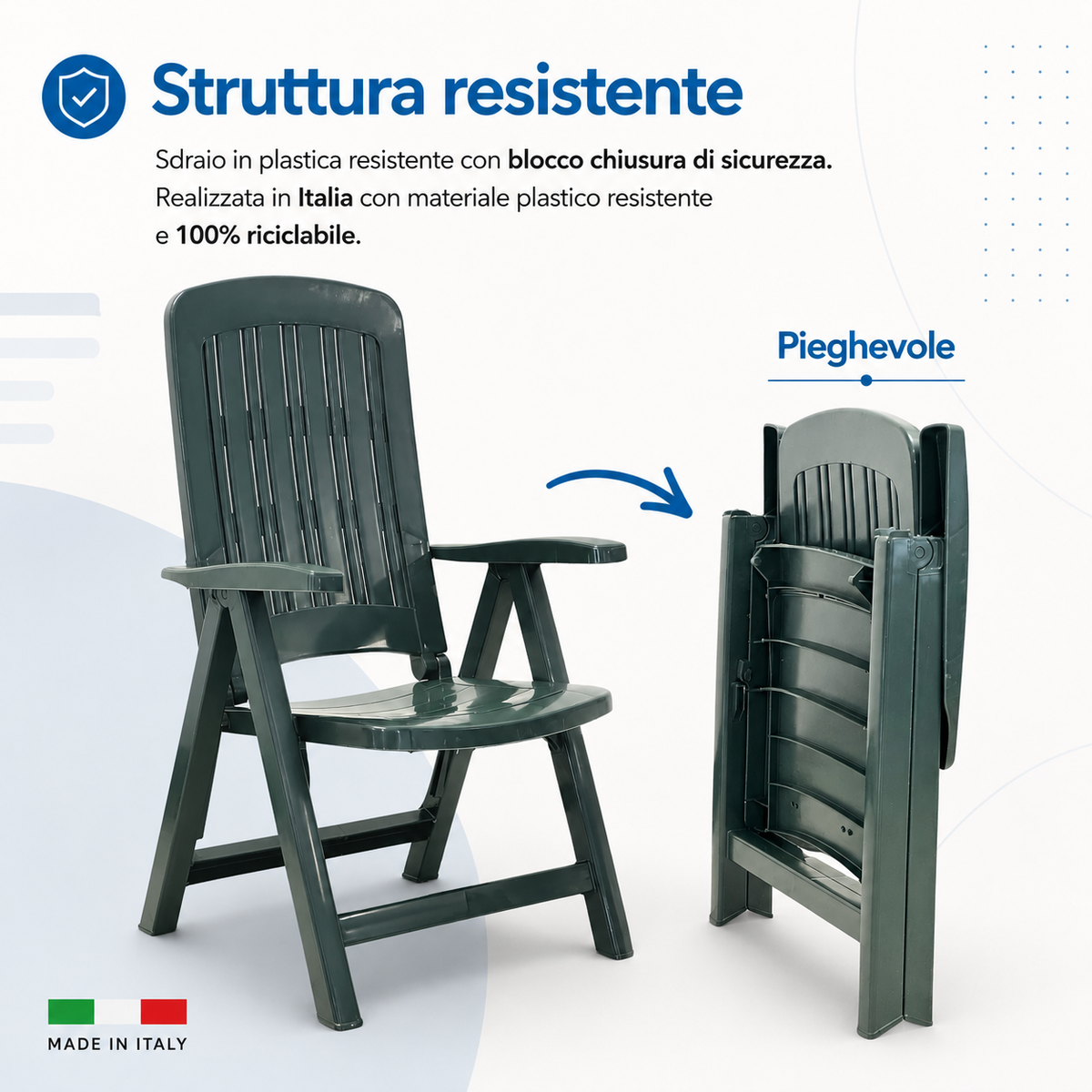 Sdraio Carmen struttura resistente 