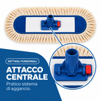 Scopa in Cotone Assorbi Polvere Gulliver La Briantina – 40 o 60 cm