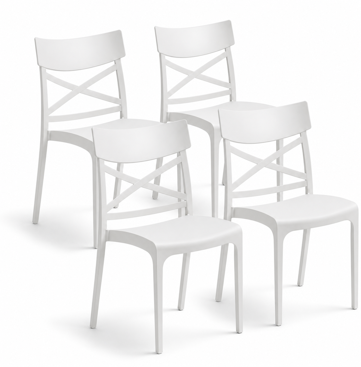 Chaise Croix intérieur extérieur plastique