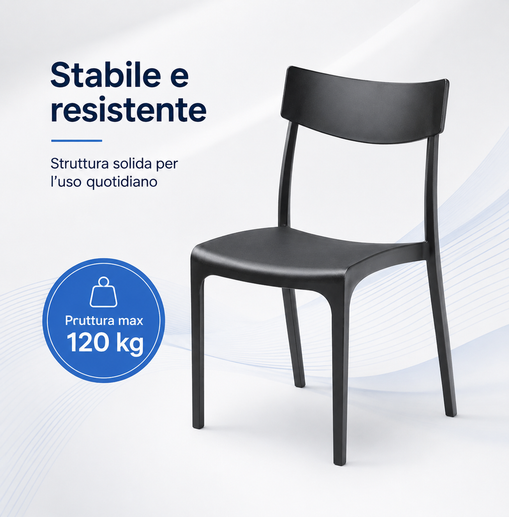 Sedia Provence Impilabile Interno Esterno | Tomaino